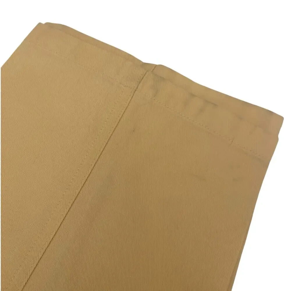 Lacoste Pants Men's Chino Flat Front Size 40 Yellow Regular Fit Made in Peru